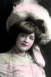 Cora Brown-Potter 1857-1936, attrice americana, inizio XX secolo