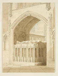Tomba di Robert Fitzharding, morto nel 1170, nella Cattedrale di Bristol