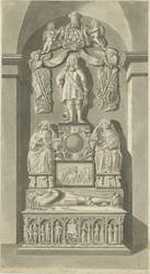 Interno della Chiesa di Patshull - Tombe di Astley