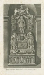 Interno della Chiesa di Patshull - Tombe di Astley