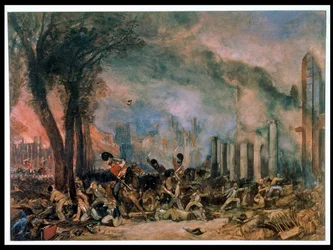 Carica delle 3rd Dragoon Guards in Queen Square, Bristol, lunedì 31 ottobre 1831