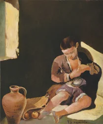 Sogno del giorno dopo, 1940 circa (olio su tela)