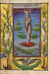 Maria Maddalena portata in alto