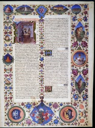 Prologo, dal primo volume della Bibbia di Borso d