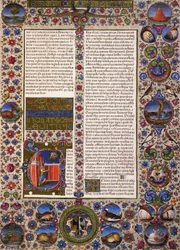 Il libro del Levitico, primo volume della Bibbia di Borso d