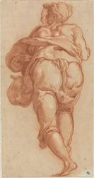 Un uomo visto da dietro [recto]