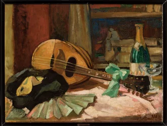 Natura morta con mandolino