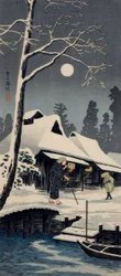 Chiaro di luna sulla neve