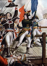 Prima campagna italiana: Napoleone Bonaparte (1769-1821) alla battaglia del ponte di Arcole, novembre 1796