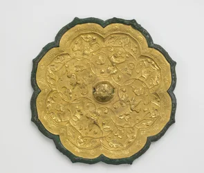 Specchio (bronzo e oro)