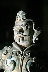 Rappresentazione di un guerriero (dettaglio), 618-907