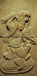 Stele raffigurante un musicista