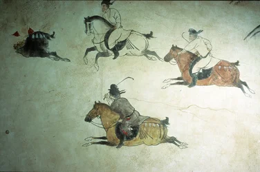 Tomba del principe ereditario Zhang, 2° anno di Shenlong, dinastia Tang, 618-907