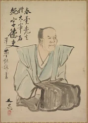 Ritratto immaginario di Shundai Dazai, fine 1700-inizio 1800