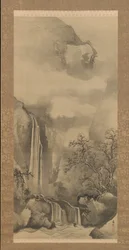 Paesaggio con cascata, 1828