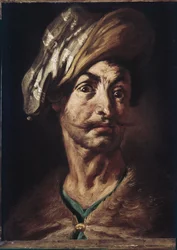 Testa di uomo con turbante