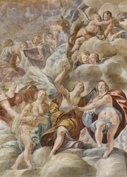 Angeli musicisti e anime sante, 1629