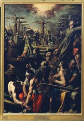 Il martirio dei frati francescani a Nagasaki, c.1627