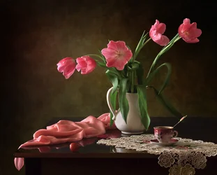 Eleganti tulipani rosa