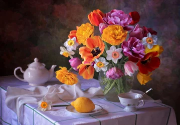 Un vivace bouquet primaverile