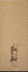 Kenshu, monaco con gambero, c. 1600-1640