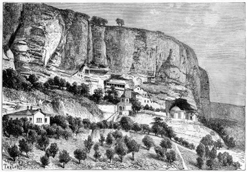 Grotte di Djoufout-Kaleh, Russia, 1890
