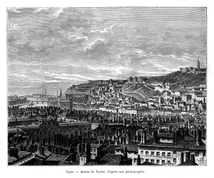 Lione, Francia, XIX secolo