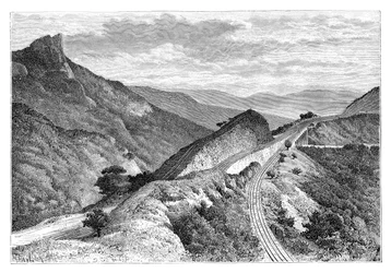 Il Bhor Ghat, vicino a Khandala, India