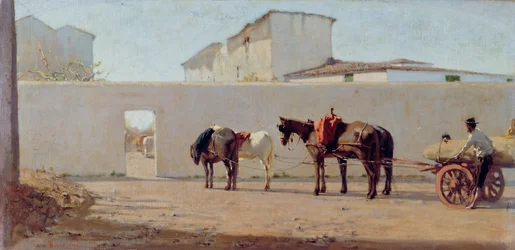 Una mattina di primavera. Il muro bianco