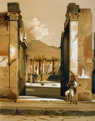 Veduta della Casa del Fauno a Pompei