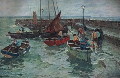 Scena portuale, c.1915