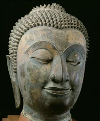 Testa di un Buddha gigante (bronzo)
