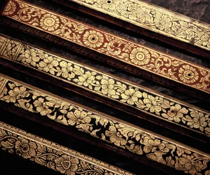 Copertine di libri manoscritti con motivo Lai Kaam