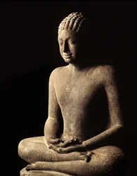 Buddha meditante, periodo Davaravati