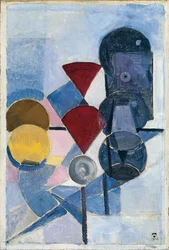 Composizione II, natura morta, 1916