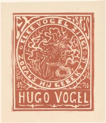 Ex libris di Hugo Vogel