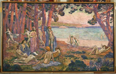 Bagnanti al mare, 1907-08
