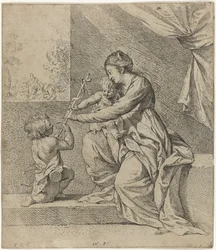 Maria con Cristo e Giovanni Battista