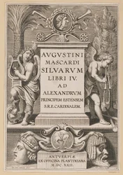 Pagina del titolo per Agostino Mascardi, Silvarium Libri IV