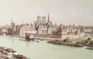 Ile de la Cité nel 1530