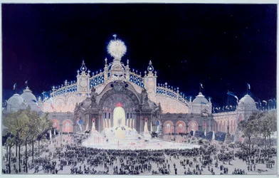 Esposizione Universale: Vista del Palazzo dell