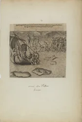 Appellit navis gallicai: qui inerant, redimunt a barbaris gossip pium... (dal libro, Americae, parte terza)