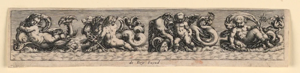 Pannello decorativo: mostri marini