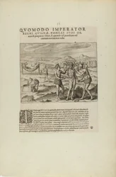 Quomodo Imperator/Regni Guianae, Nobiles Suos Or-/Nare.... (dal libro Americae, parti settima e ottava)