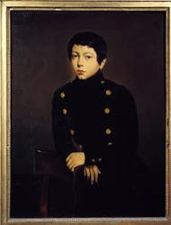 Ritratto di Ernest Chasseriau (1823-1870) allievo della Scuola Navale di Brest, fratello dell