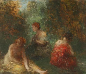 I bagnanti, c.1871-74