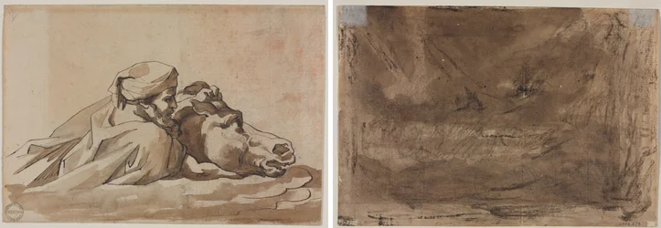 Géricault - Uomo che stringe un cavallo nell