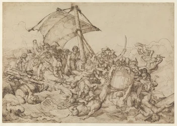 La zattera con i naufraghi della fregata “La Medusa”