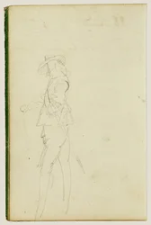 Cavaliere in piedi