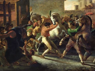 Studio per la Corsa dei Cavalli Barbari, 1817